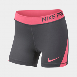 Malla corta niña Nike Pro Gris/Rosa