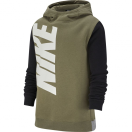 Sudadera Nike con capucha negra/gris