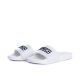 Chancla Munich Flat Slider Blanca