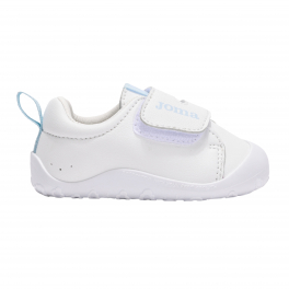 Zapatillas casual Teddy Baby Barefoot Blanco/Rosa