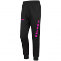 Pantalon Kelme Global Negro/Fucsia